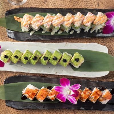 Different types of sushi