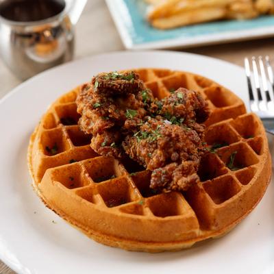 Chicken and Waffles.