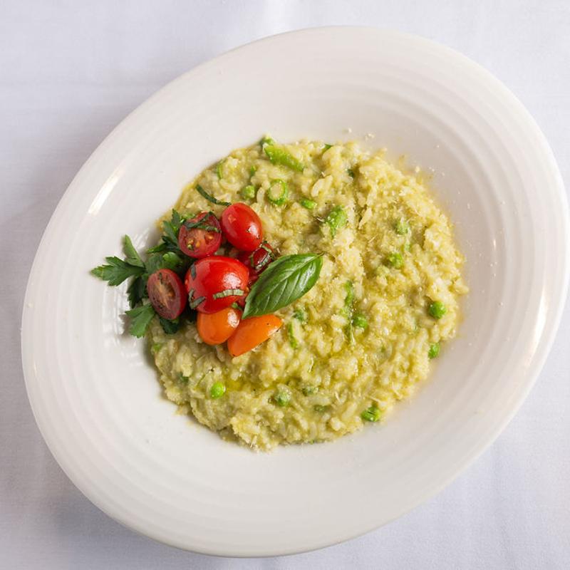 Pea & Asparagus Risotto photo