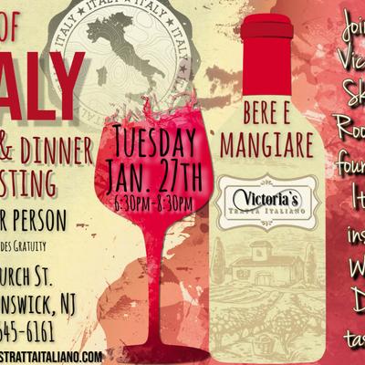 January 27, 2025 Taste of Italy Tasting.