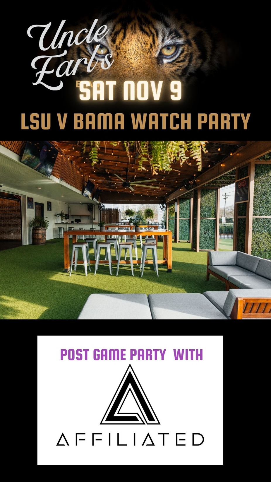 LSU v BAMA Watch Party event photo