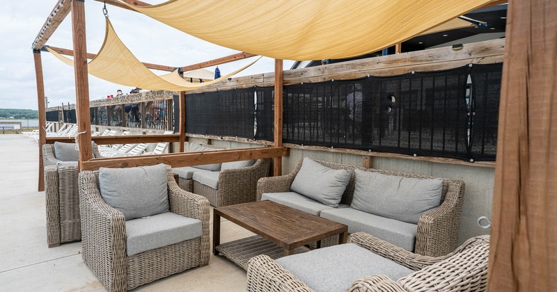 Exterior, seating space