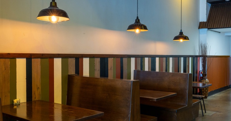 Interior, dining area