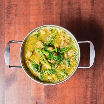 Lemongrass Beef Stew, top view.