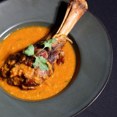 Braised Lamb Shank.