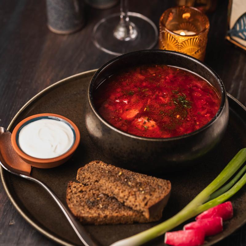 menu item 25 of 36, Borscht with Duck