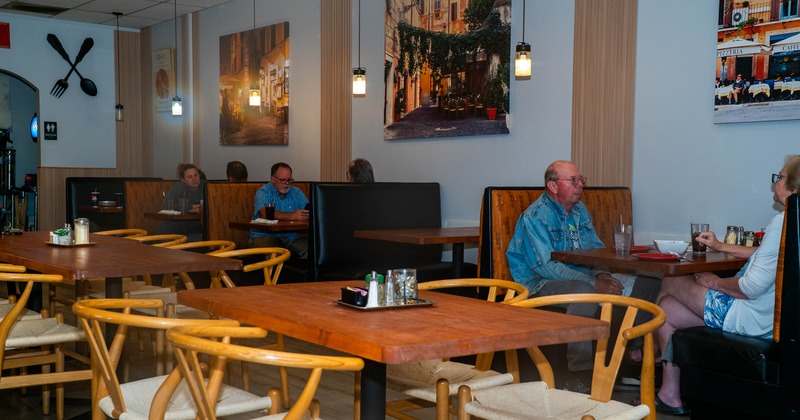 Interior seating space