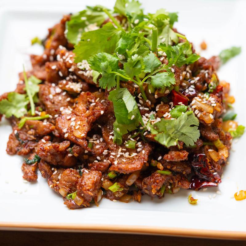 menu item 8 of 12, 39. Fried Lamb BBQ Recipe  - Spicy