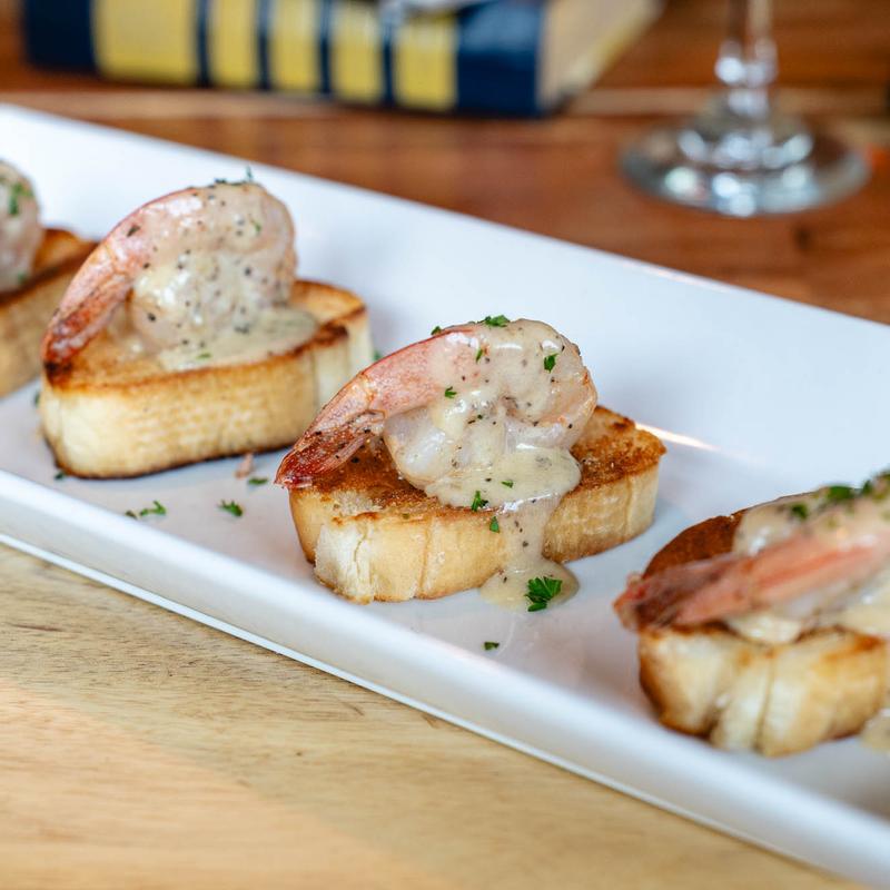 menu item 4 of 5, Whiskey Shrimp