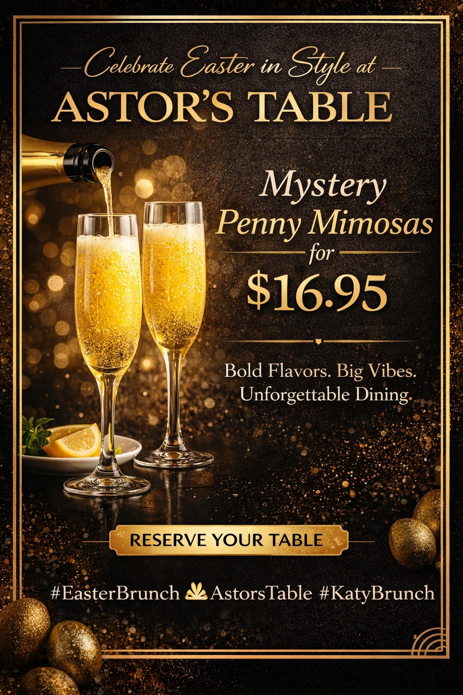 Easter Brunch Experience at Astor’s Table 🐣 event photo