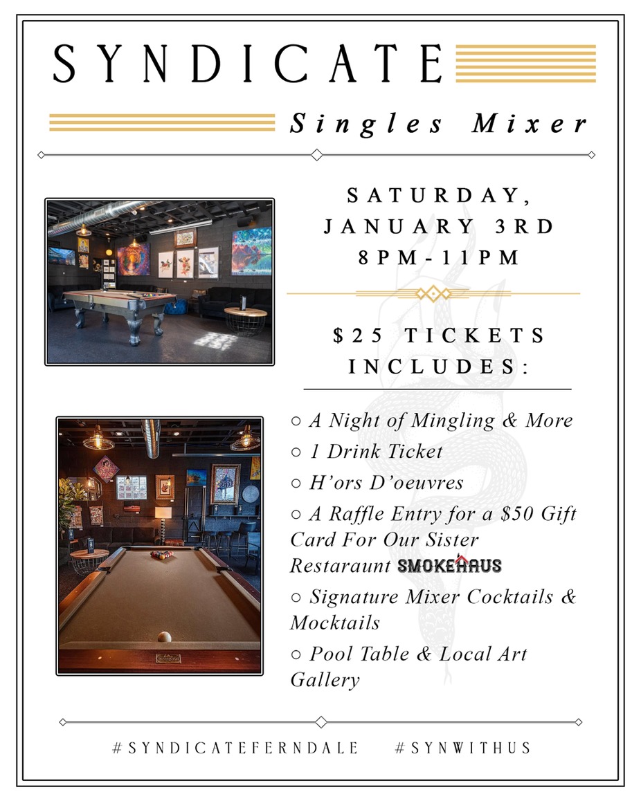 Syndicate's Singles Mixer event photo