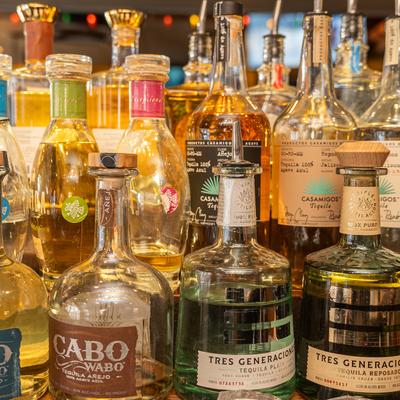 Assorted spirits.