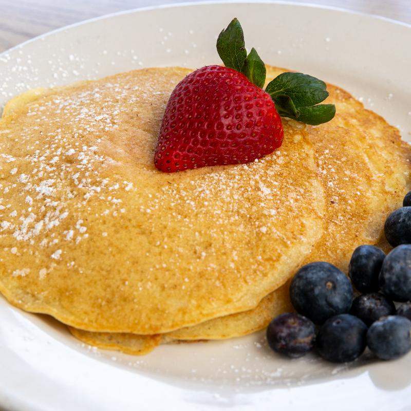 menu item 11 of 11, Three Buttermilk Hotcakes