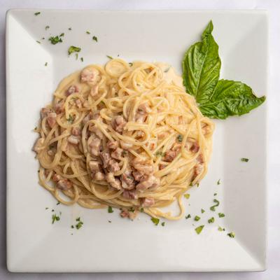 Spaghetti Carbonara.