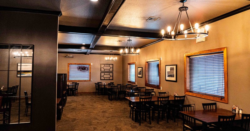Interior, dining area