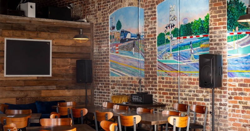 Interior, dining area