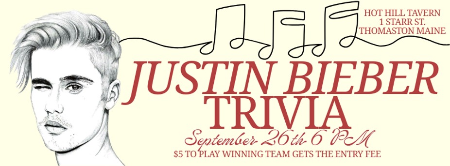 Justin Bieber Trivia event photo