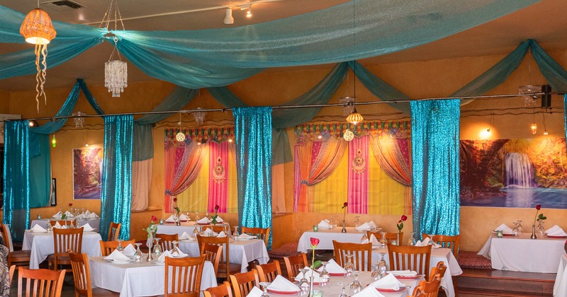 Tables ready for guests