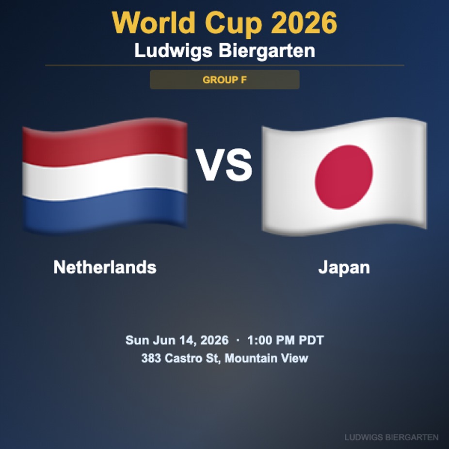 World Cup 2026: Netherlands vs Japan | Group F event photo