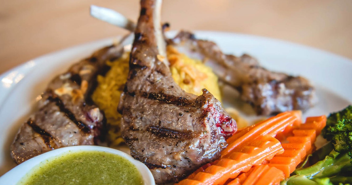 Fresh lamb Thai style