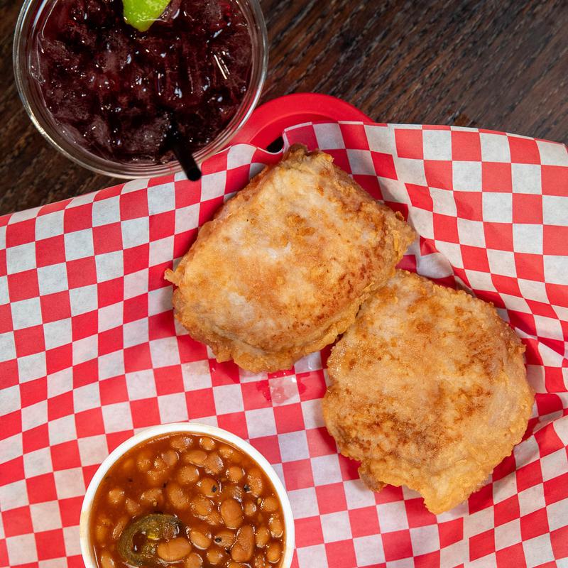 menu item 6 of 18, 2 Chops & 1 Side