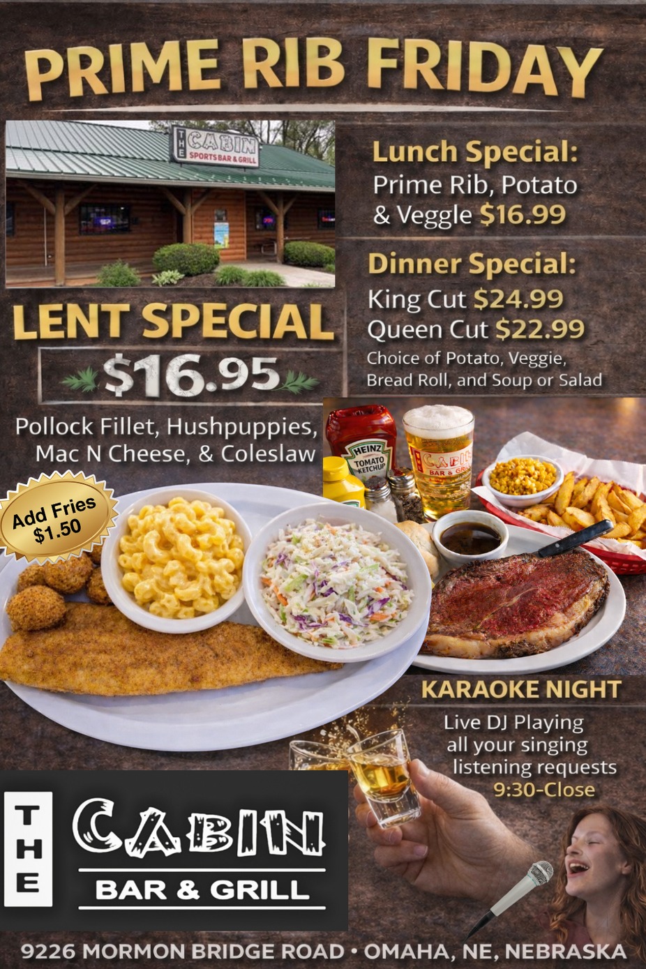 Lent Friday at The Cabin event photo