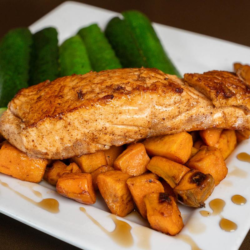 Whiskey Glazed Salmon* photo