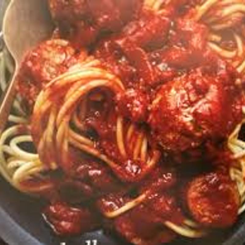 Linguine, Meatballs & Sausage photo