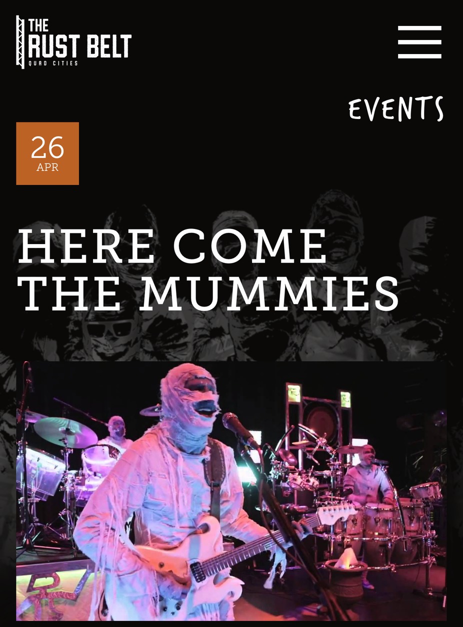 Here comes the mummies at the Rust Bellt event photo