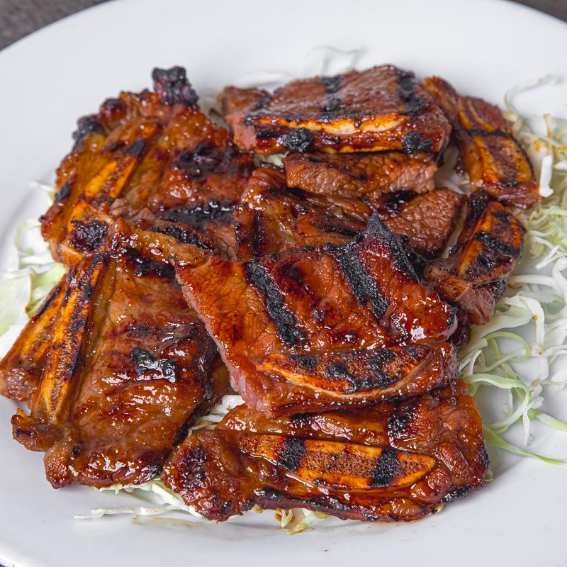 menu item 47 of 111, Korean Kalbi Plate Lunch