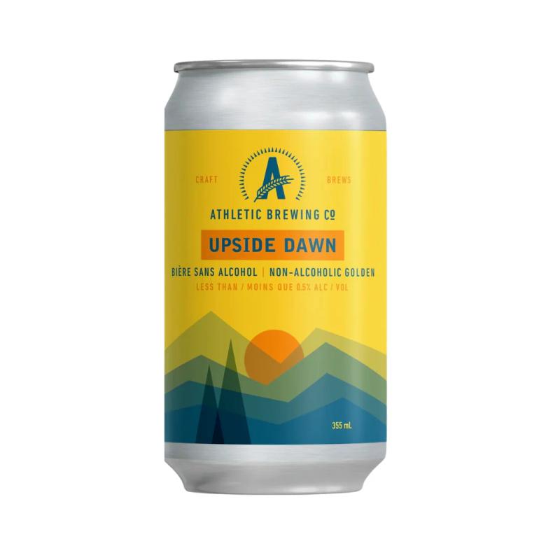 N/A Athletic Brewing Co Upside Down Golden photo
