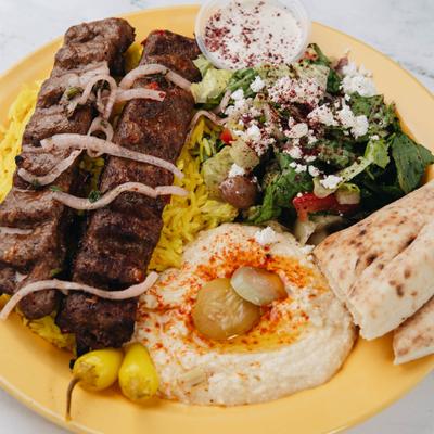 Kabab Plate.
