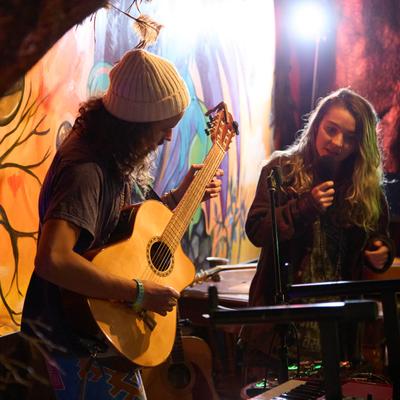 Musicians on the stage.