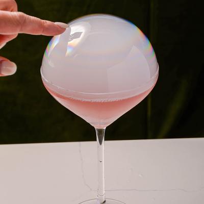 Pink Smoke cocktail.