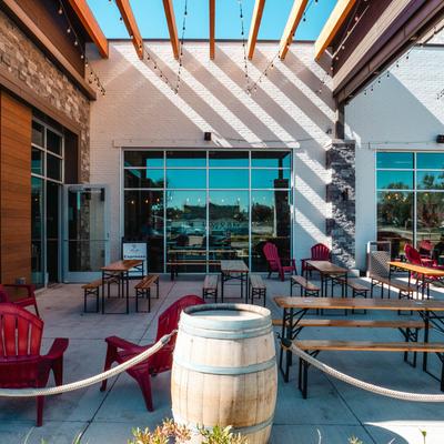 Outdoor seating area