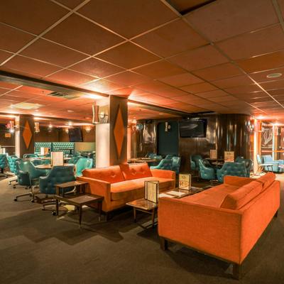 Interior, dining area.