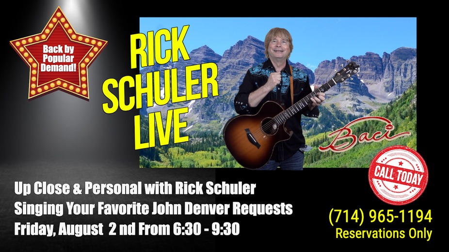 Rick Schuler Friday August 2nd event photo