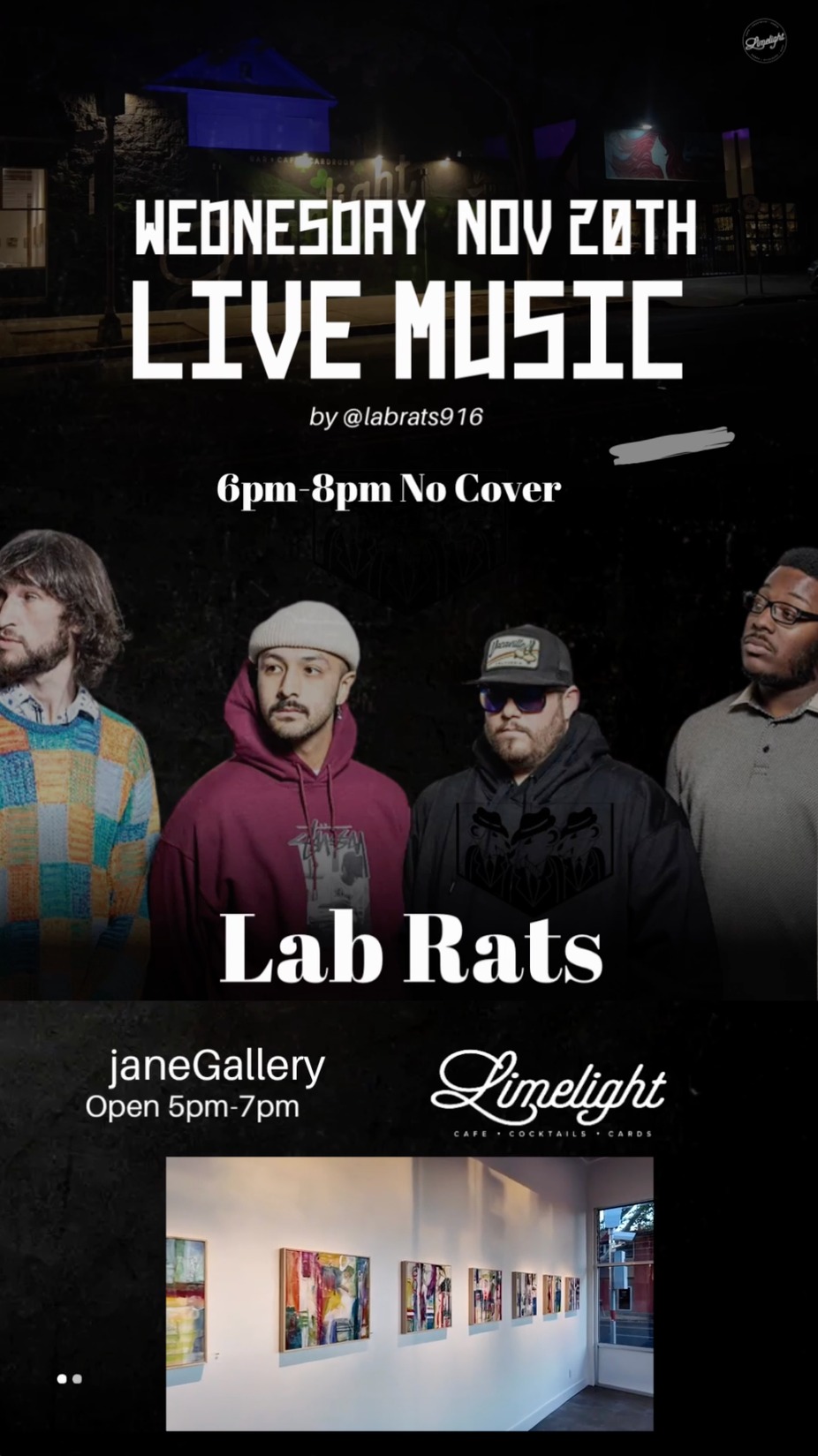 Lab Rats and Jane Art @ The Limelight event photo