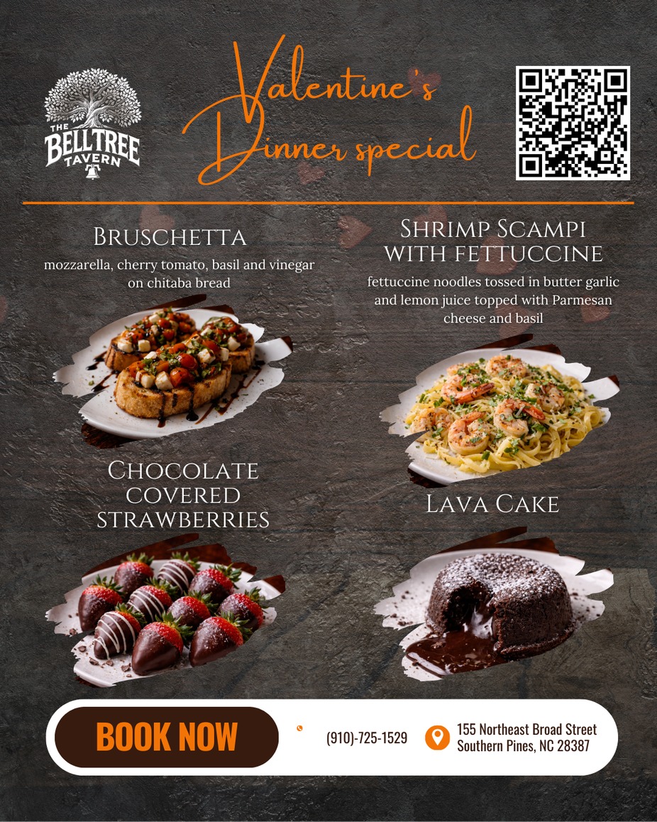 Valentine’s Dinner Special at The Bell Tree Tavern ❤️ event photo