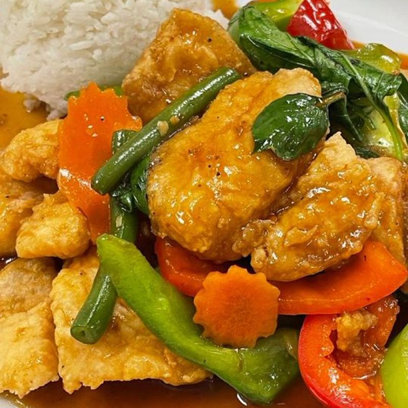 menu item 77 of 81, Spicy Basil Fish