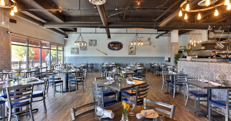 Interior, front view of dining area