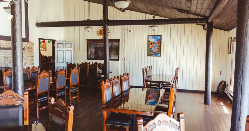 Cozy interior dining area