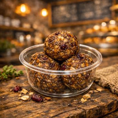 Protein granola balls.