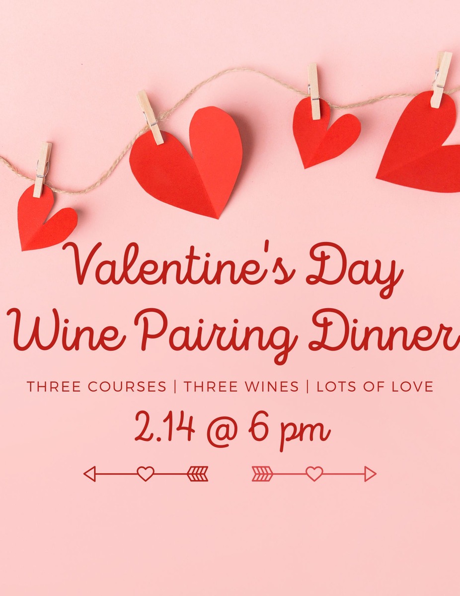 Valentine's Day Wine Pairing Dinner event photo