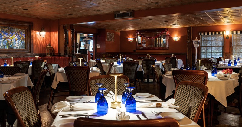 Interior, dining area