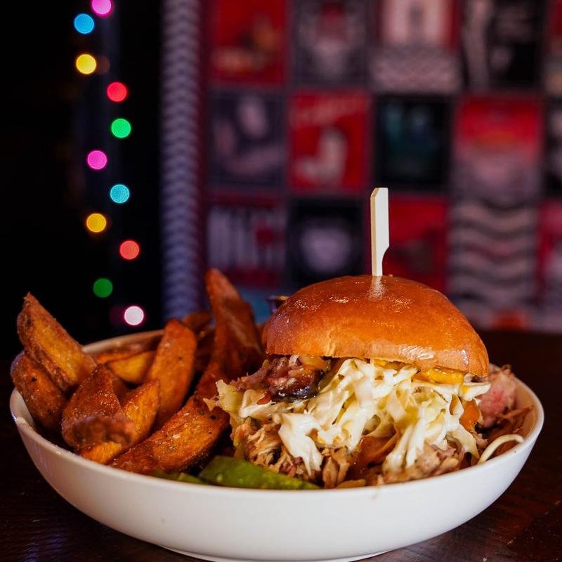 Carolina Style Pulled Pork Sandwich photo