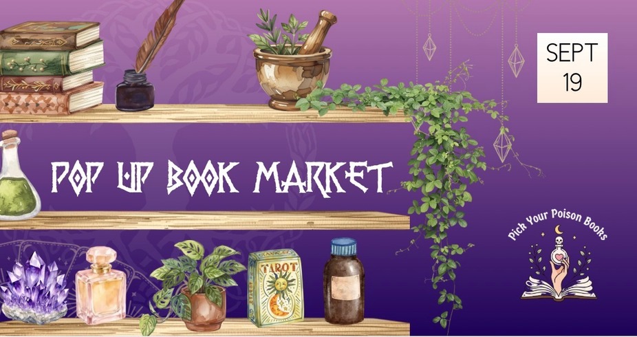 Pick Your Poison Pop-Up Book Market event photo