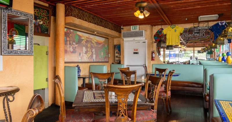 Restaurant interior, dining area