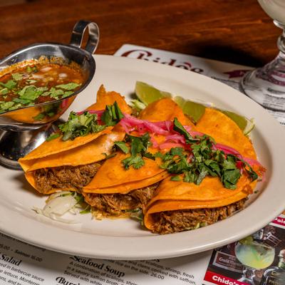 Birria tacos.