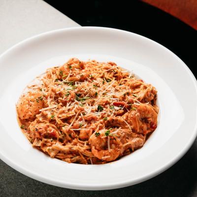 Shrimp and crayfish pasta